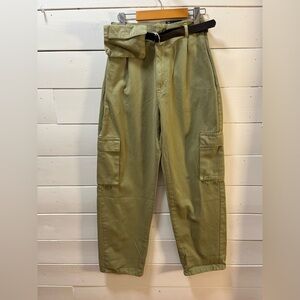 STRADIVARIUS Cargo Pants with Belt – Size 4 (NWT)